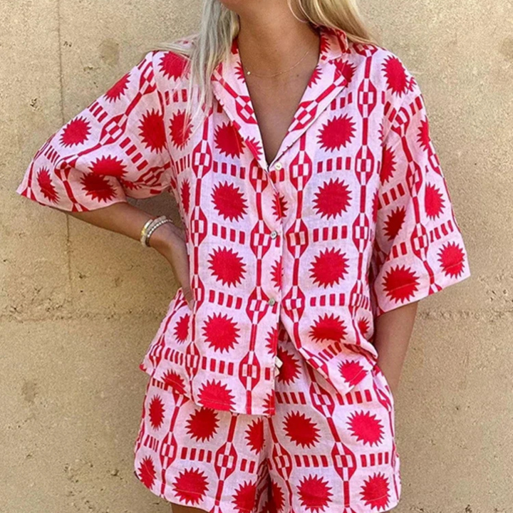 Levoire | Tenue D'Été Légère Avec Motifs Rétro
