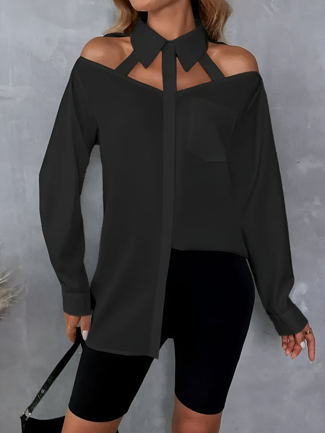 Levoire | Chemise Élégante Avec Patte De Boutonnage