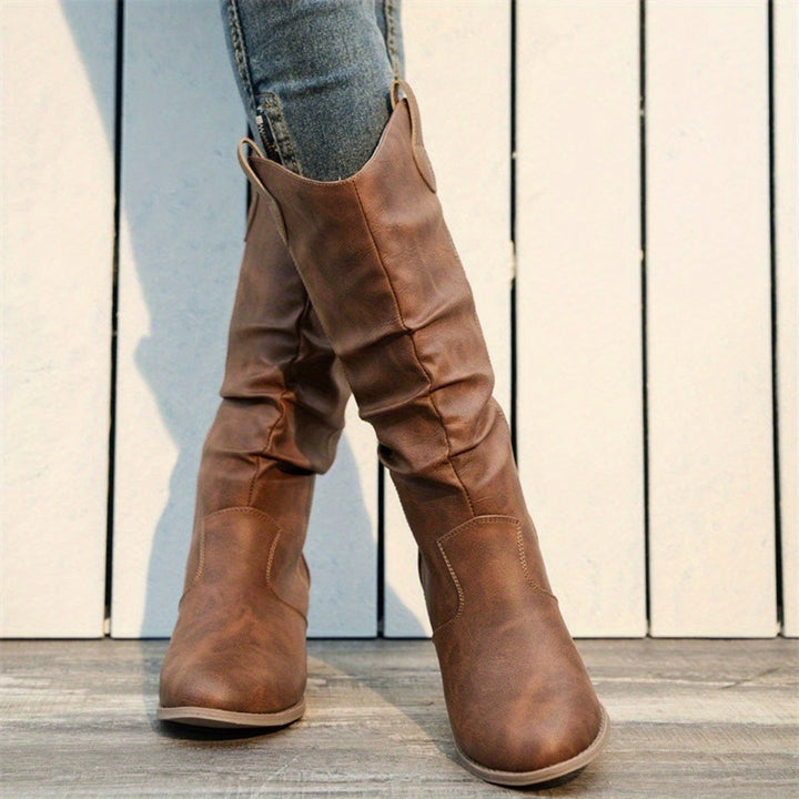 Levoire | Bottes Cowboy Rétro Pour Femmes Hellebraun-1 41.5