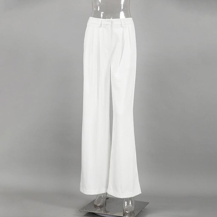 Levoire | Pantalon Taille Haute Blanc