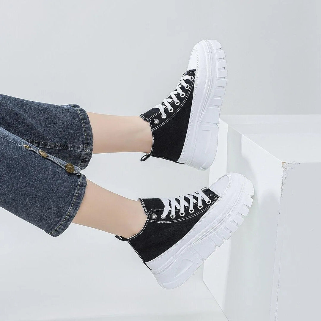 Levoire | Baskets en toile avec lacets