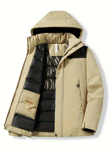 Levoire | Veste Longue À Manches Longues Sans Capuche Avec Fermeture Éclair