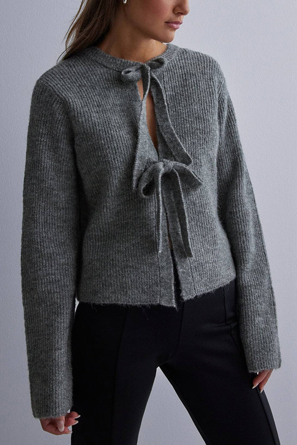 Levoire | Rento Cardigan À Boutons Avec Manches Longues Gris