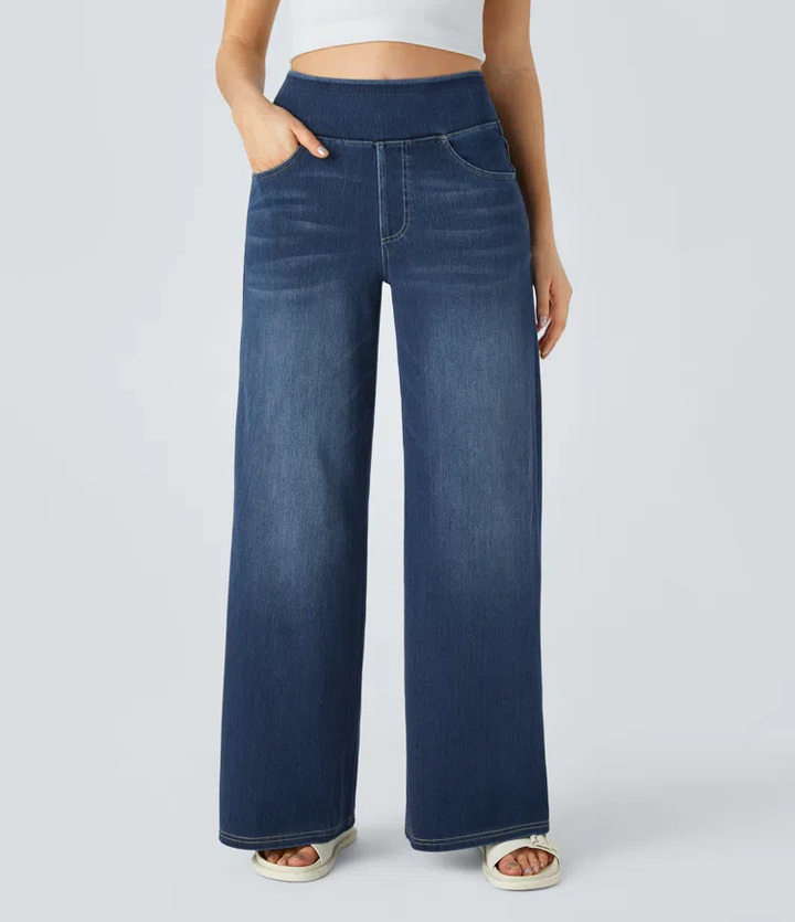 Levoire | Jeans Taille Haute Frost bleu