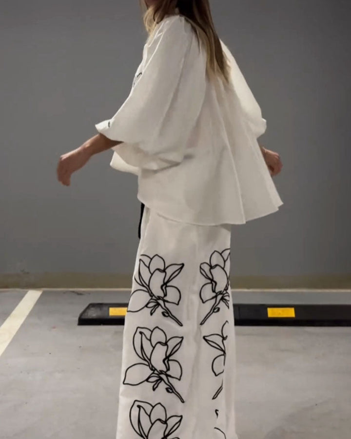 Levoire | Ensemble Chemisier Chic Et Pantalon