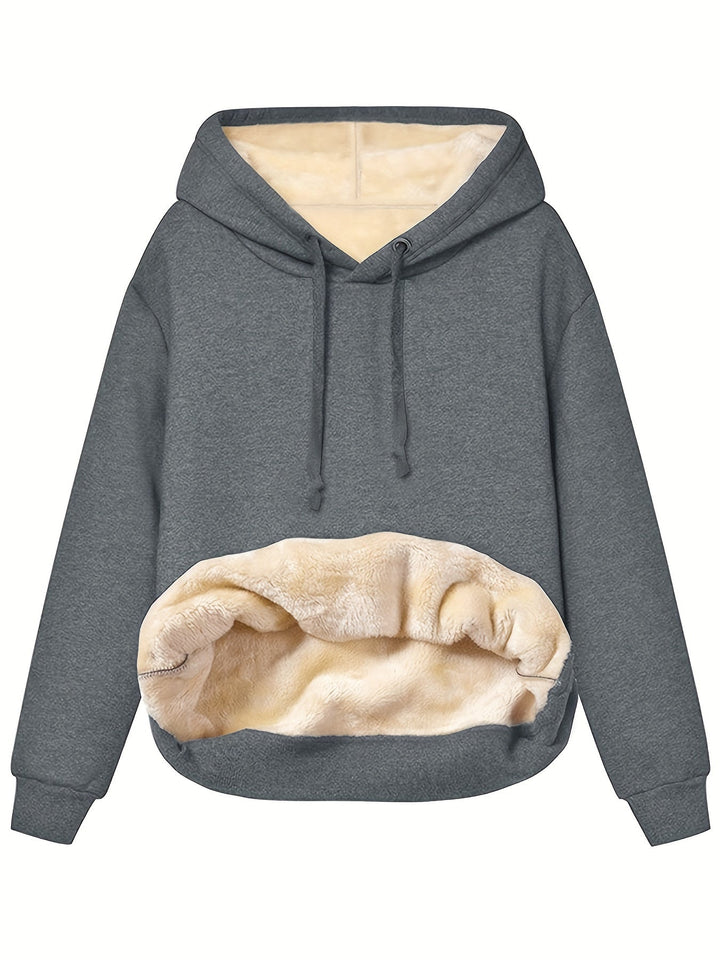 Levoire | Pull À Capuche En Polaire Gris foncé