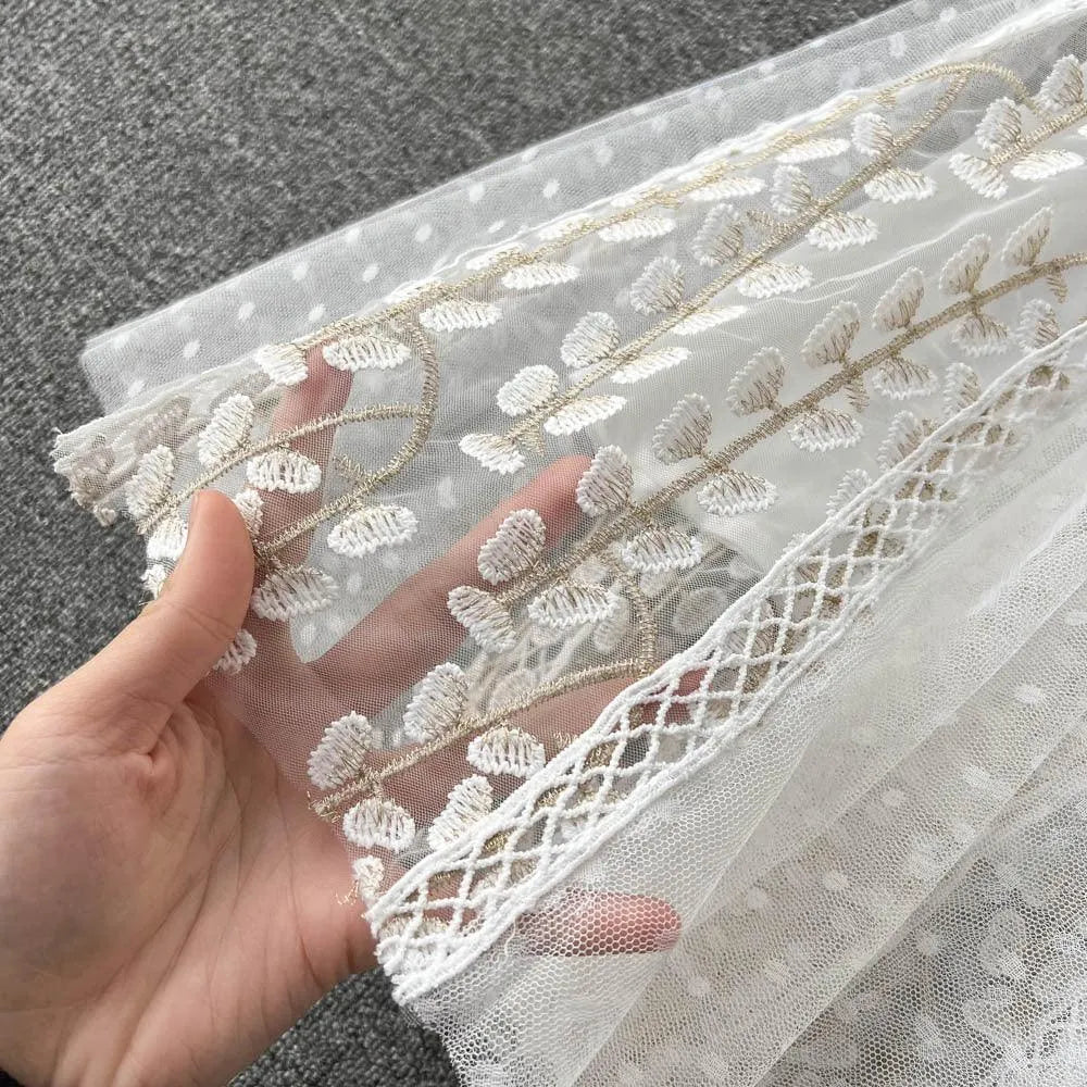 Levoire | Robe patchwork légère à points de maille