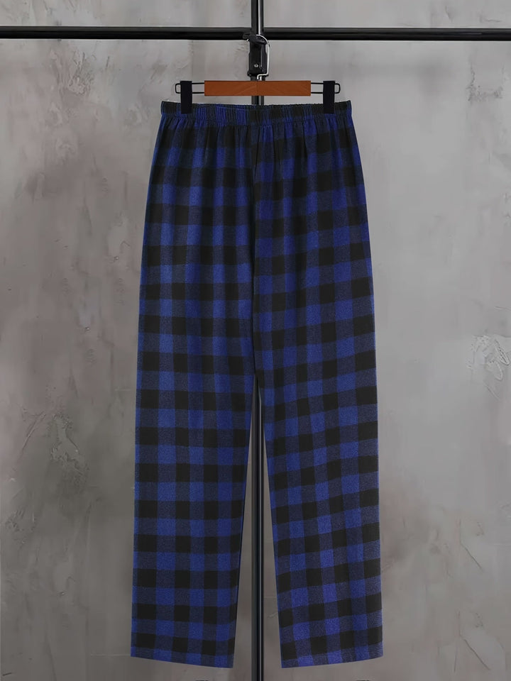 Levoire | Pantalons De Pyjama À Carreaux Rouges Et Noirs