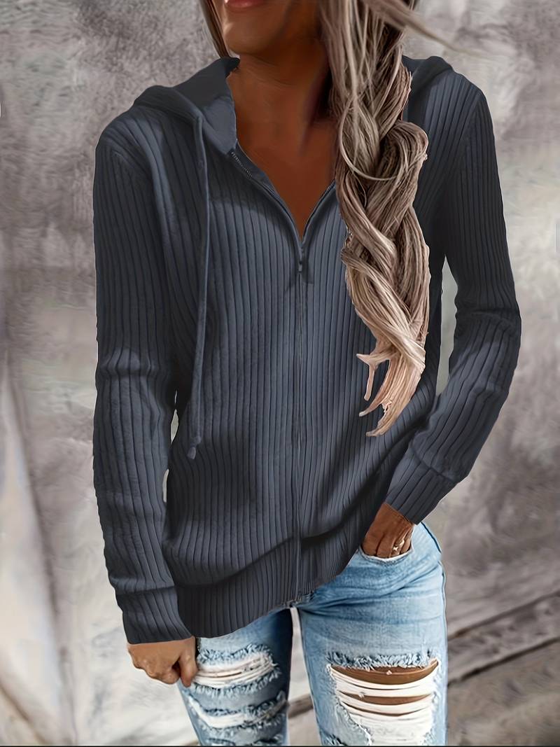 Levoire | Veste En Tricot Avec Capuche