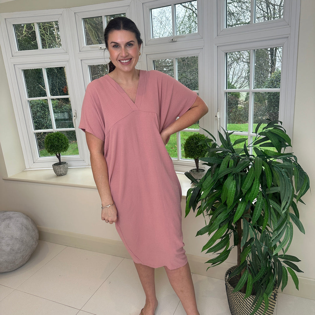 Levoire | Robe Midi Avec Décolleté En V