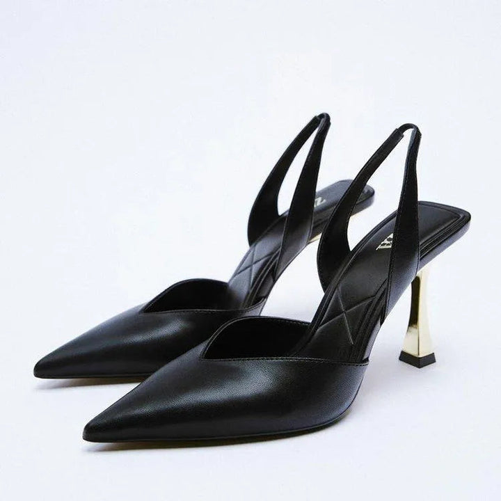 Levoire | Nouvelles chaussures à talons hauts nude pour femmes Noir