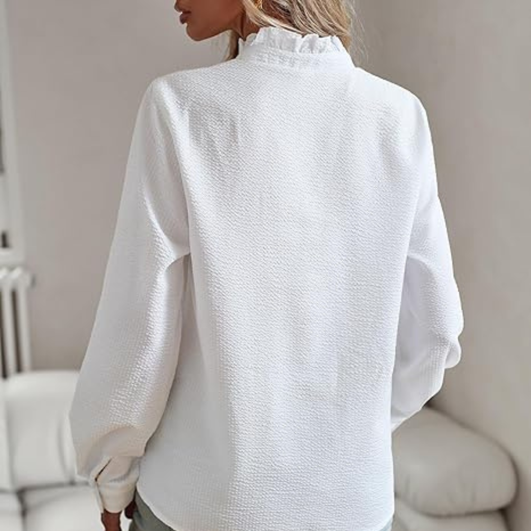 Levoire | Classique Chemisier Pour Femme À Col Montant