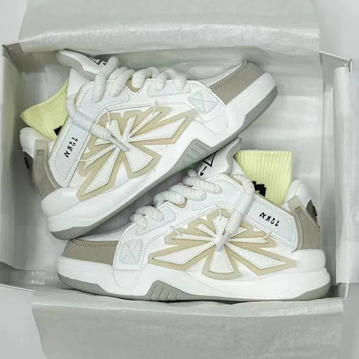 Levoire | Baskets de loisirs pour hommes Blanc et Gris