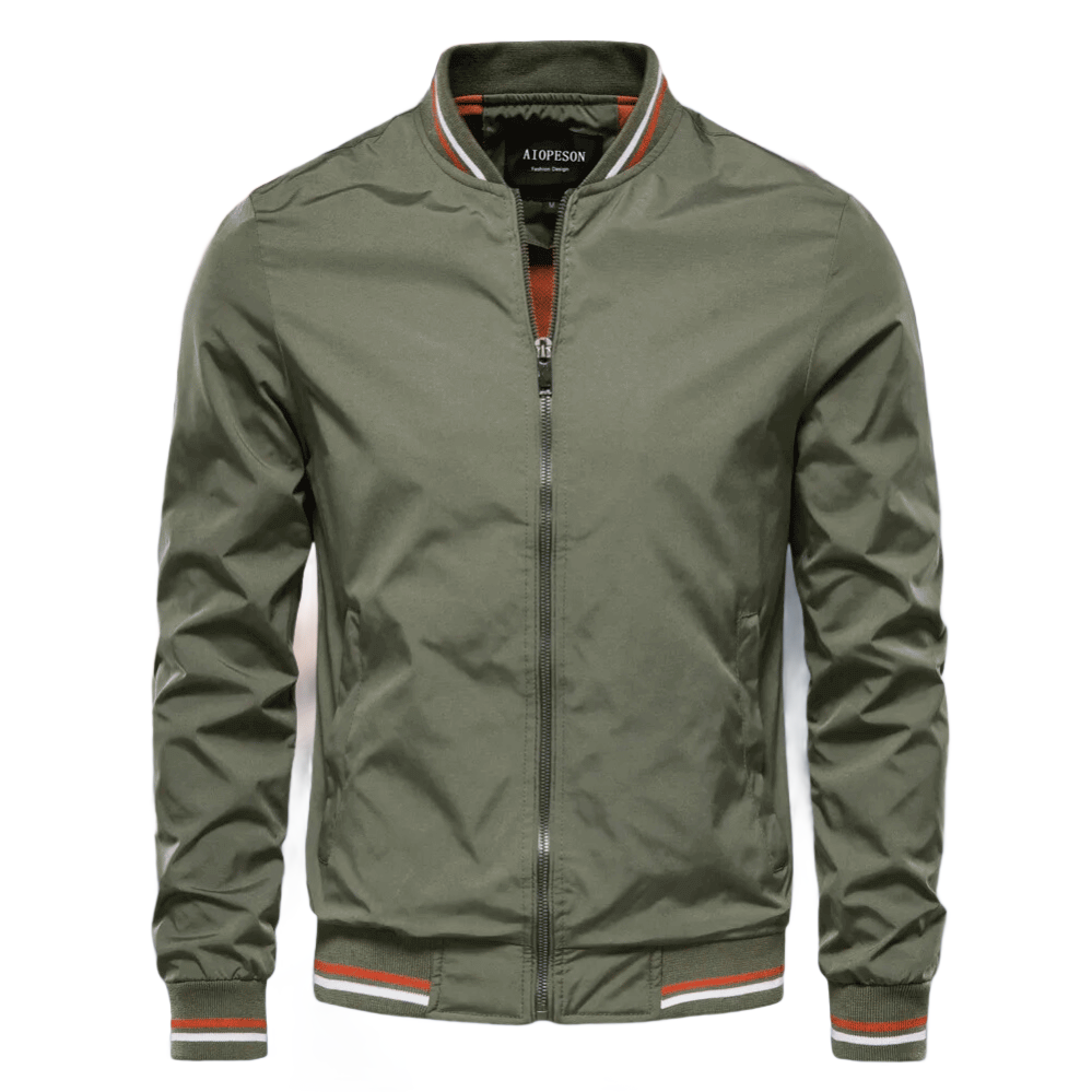 Levoire | Veste D'Automne Décontractée Pour Hommes Vert