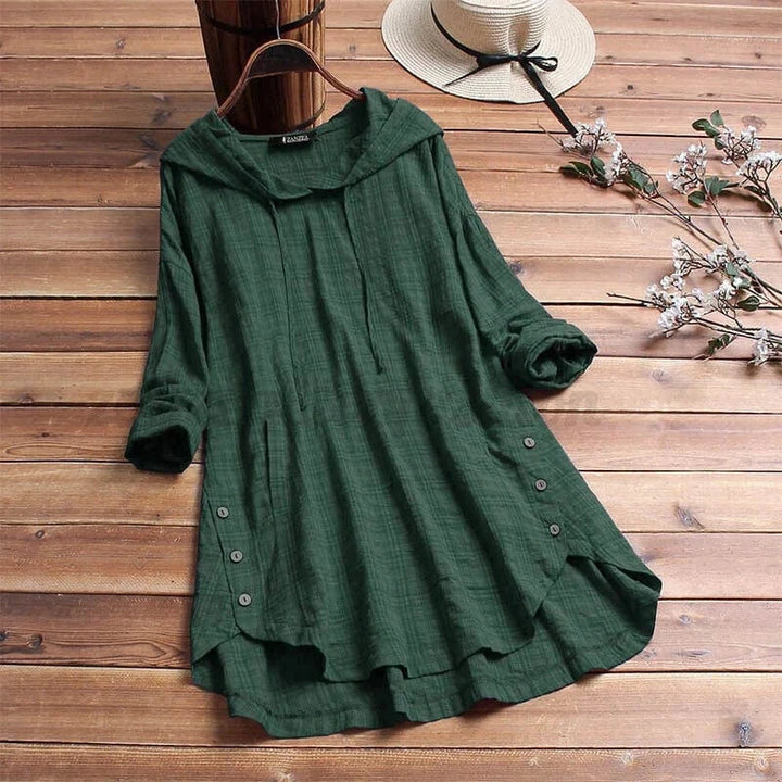 Levoire | Tunique Avec Capuche Vert