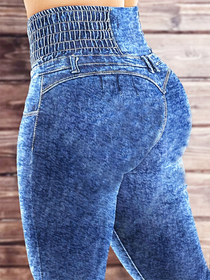 Levoire | Jean Bootcut Taille Haute Avec Ceinture Multicolore