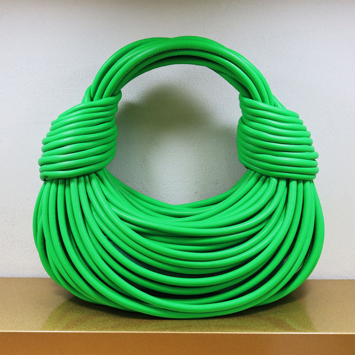 Levoire | Sac À Main En Toile Uni Tissé À La Main Pour Femmes Vert