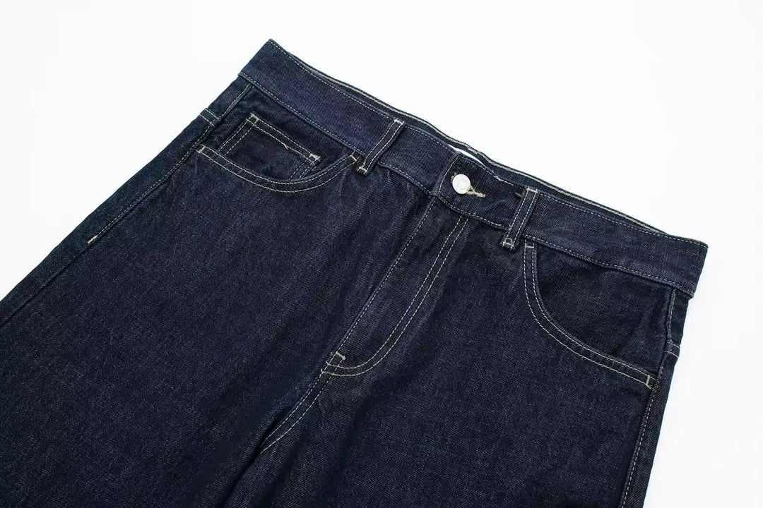 Levoire | Jean À Jambe Large Avec Revers