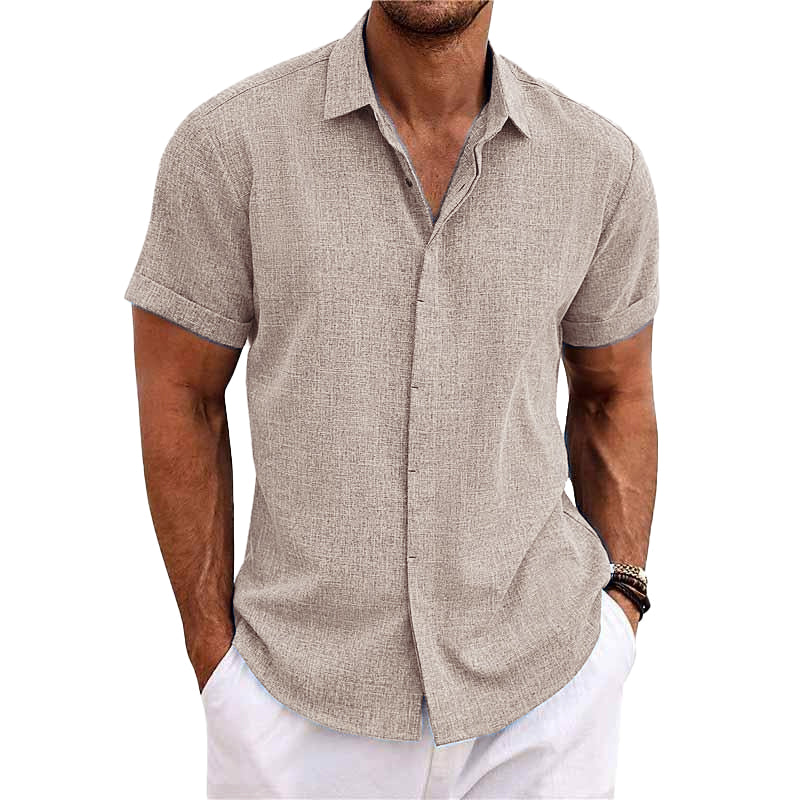 Levoire | Chemise En Lin Fr Homme Khaki