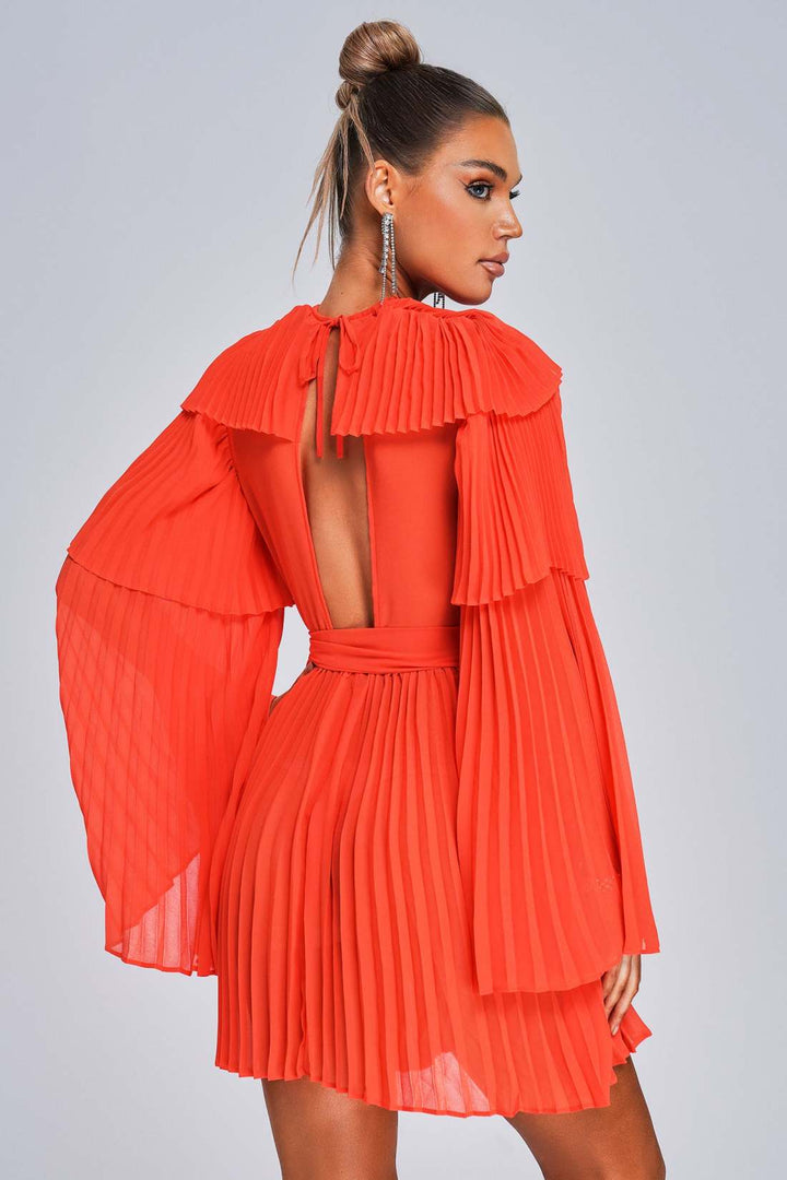 Levoire | Baiser De Kara Plissé Mini Robe