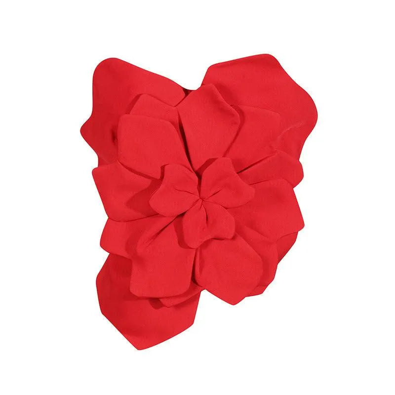 Levoire | Poche sans dos avec fleur tridimensionnelle