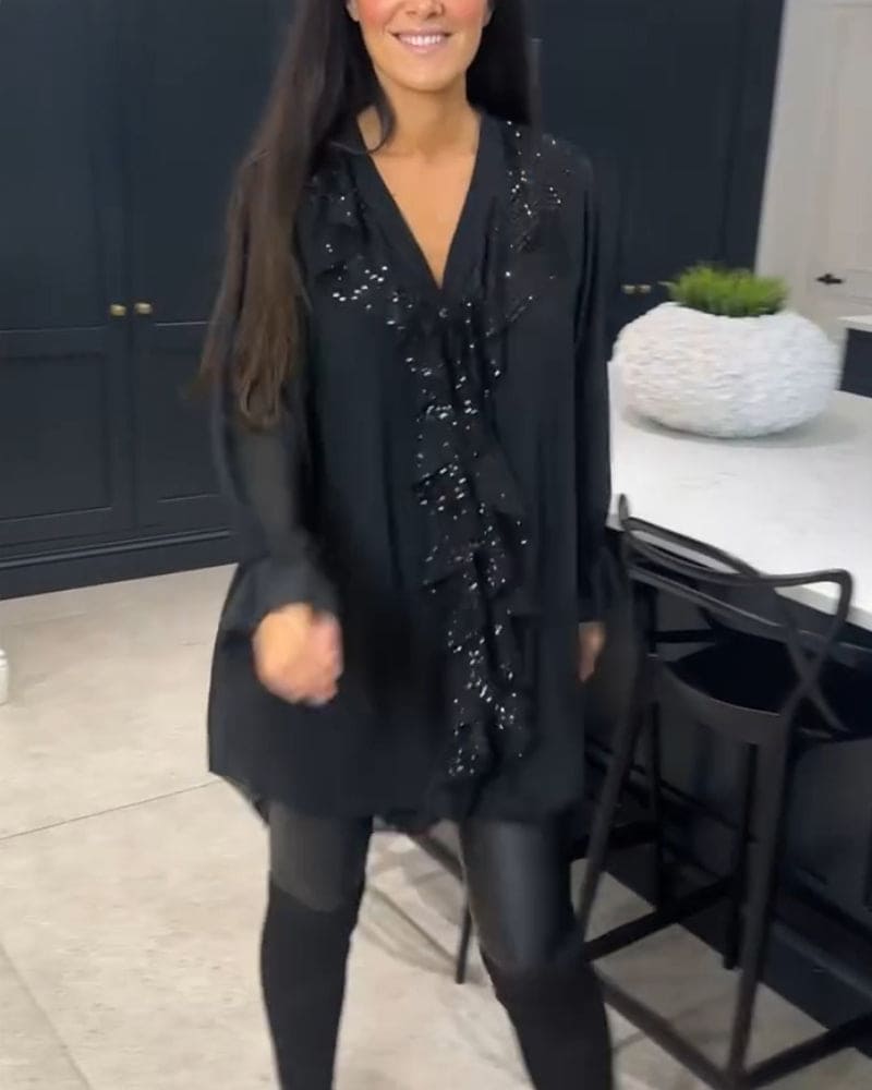 Levoire | Blouse Avec Volants Dans Une Coupe Élégante