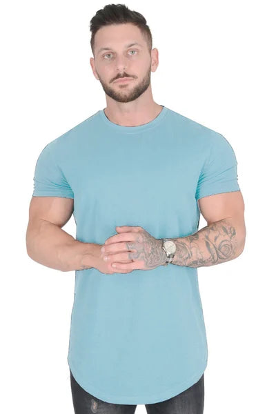 Levoire | T-Shirt Essentiel À Coupe Droite Himmelblau - En rupture de stock