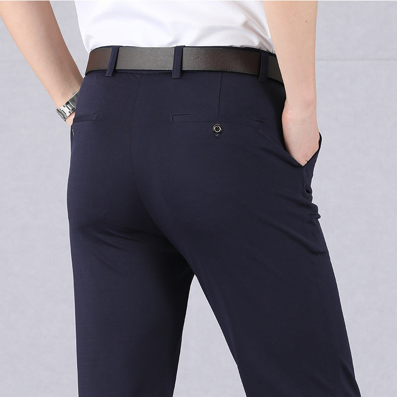 Levoire | Pantalon Classique Pour Homme Avec Stretch Bleu