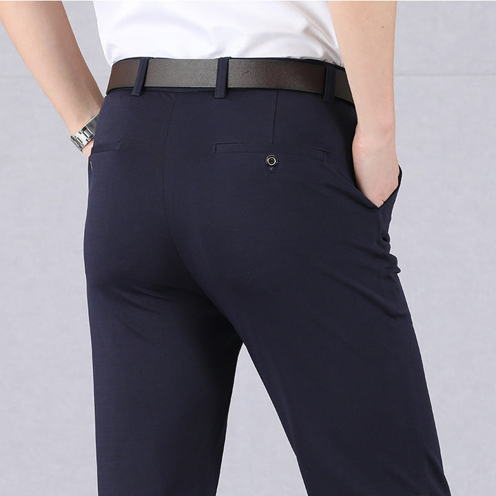 Levoire | Pantalon Classique Pour Homme Avec Stretch Bleu