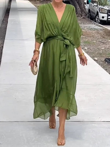 Levoire | Robe D'Été Élégante Imprimée Sans Bretelles Maxi