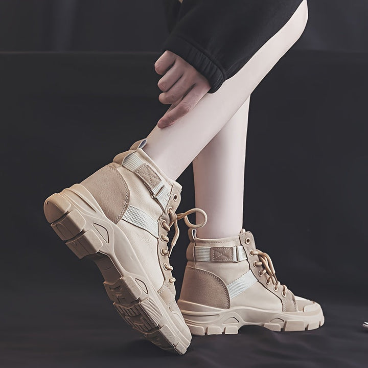 Levoire | Bottes Modestes Mi-Hauteur Kaki