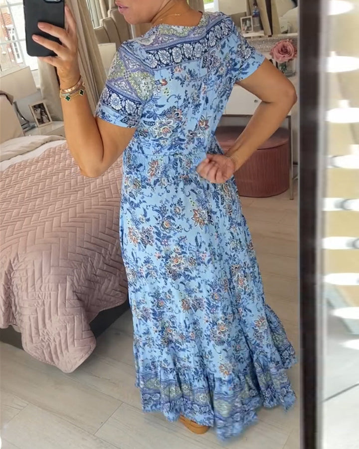 Levoire | Avec Motif Floral Et En V Coup