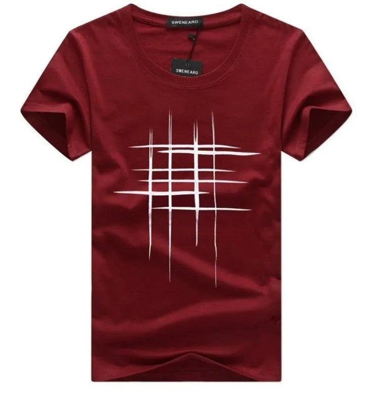 Levoire | T-shirt à manches courtes en coton Rouge carmin