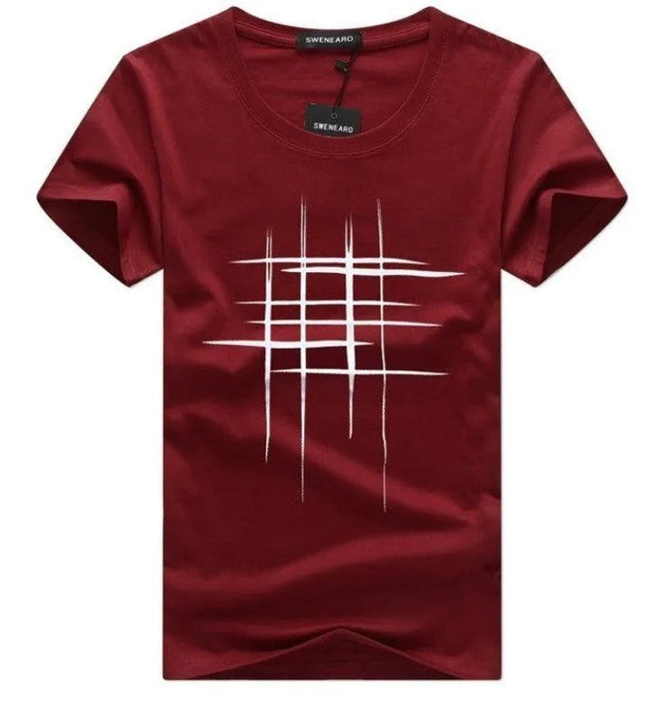 Levoire | T-shirt à manches courtes en coton Rouge carmin