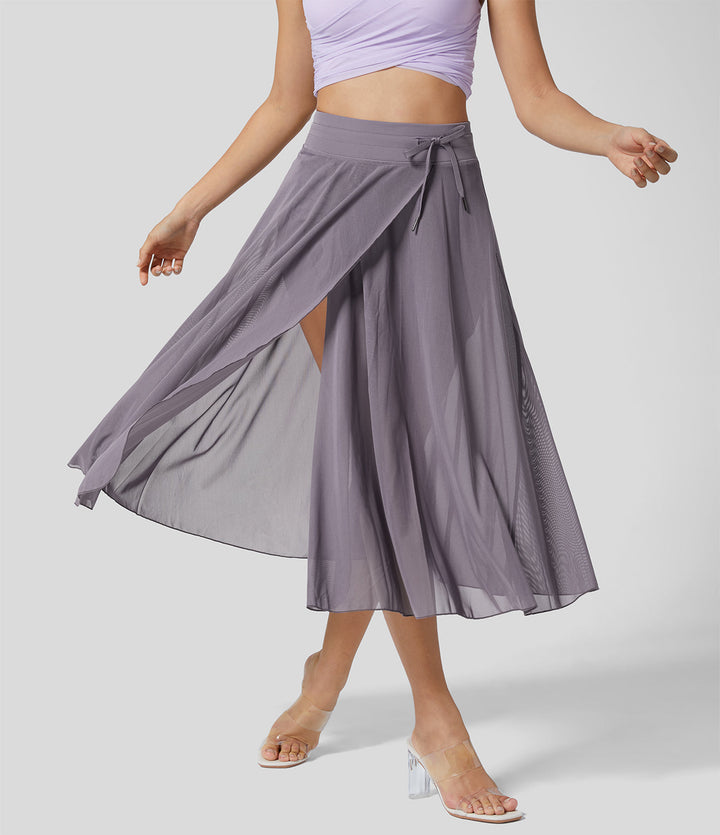 Levoire | Haut Taille 2 En 1 Jupe Lilas Gris