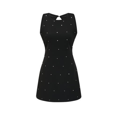 Levoire | Robe À Dos Ouvert Couverte De Cristal