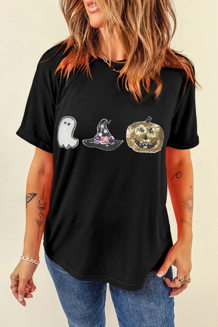 Levoire | Imprimé en nacre Col rond Manches courtes T-shirt