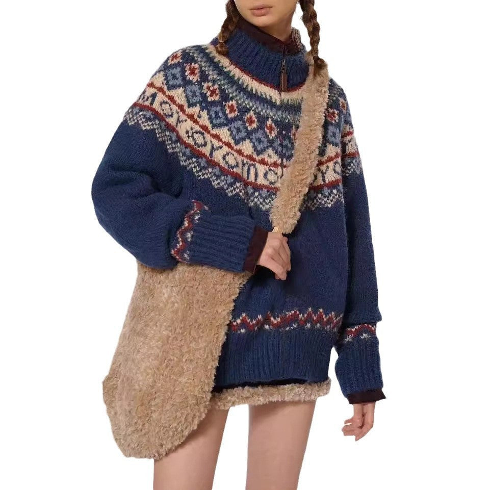 Levoire | Pull À Col En V Weinlese Pour Femmes
