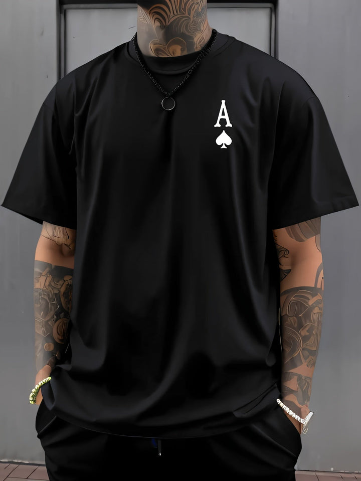 Levoire | Weinlese Ace Of Spades Impression T-Shirt D'Été