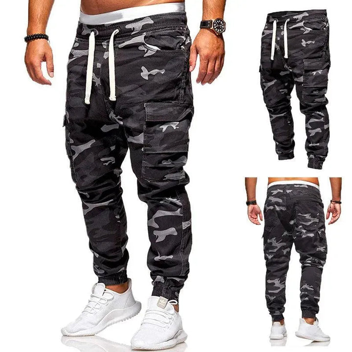 Levoire | Pantalons de loisirs camo à cordon mode homme