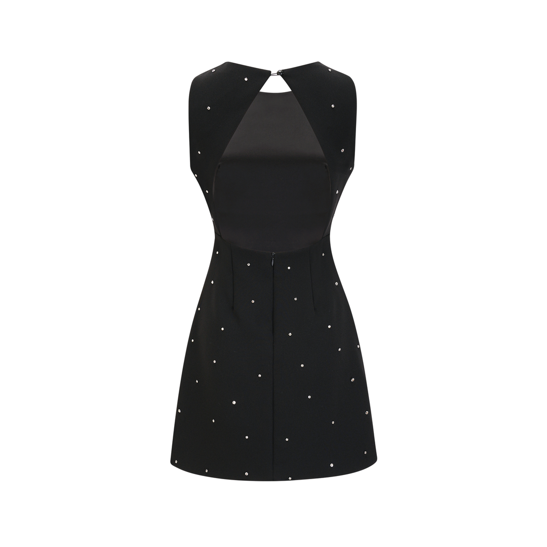 Levoire | Robe À Dos Ouvert Couverte De Cristal