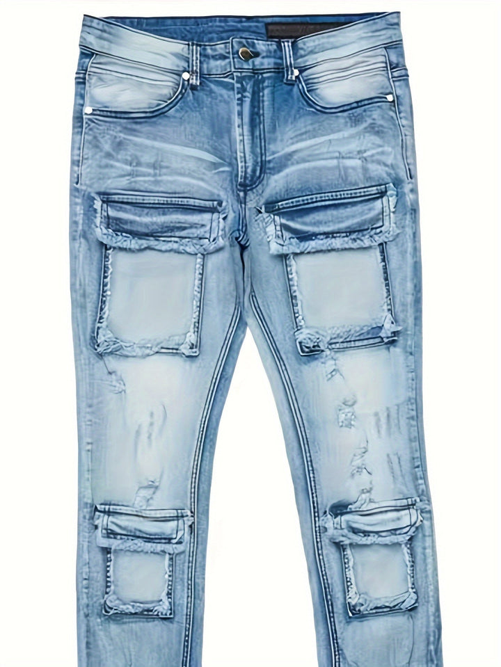 Levoire | Jean Bootcut Usé Avec Un Plan Multitâche