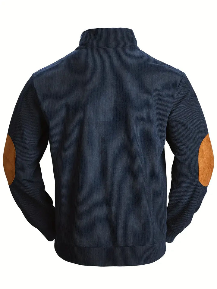 Levoire | Pantalon En Velours Décontracté Avec Col Montant Rétro Et Décolleté En V Pour Hommes