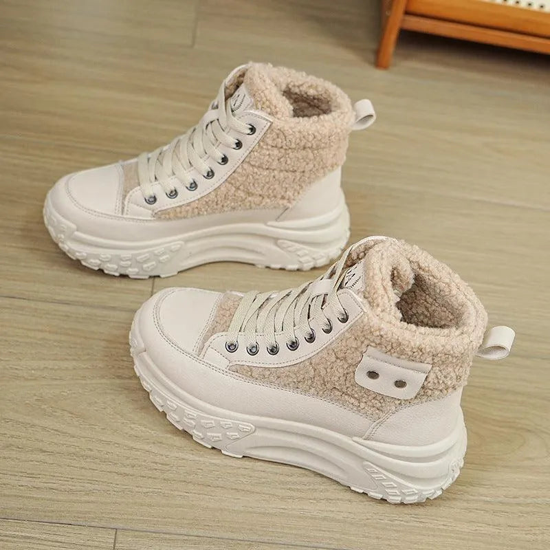 Levoire | Bottes de neige antidérapantes à haute isolation thermique Khaki