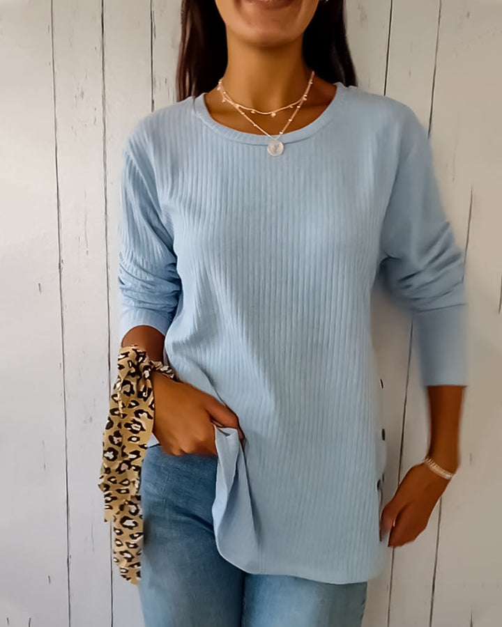 Levoire | Blouse Avec Manches Longues Et Col Rond