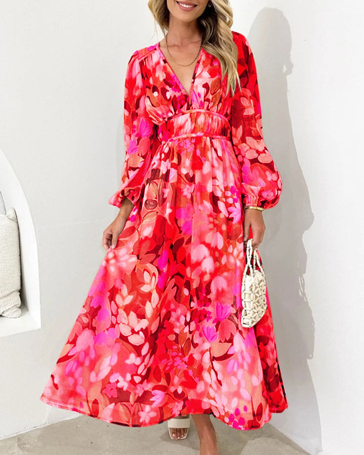 Levoire | Robe Maxi Boho À Fleurs