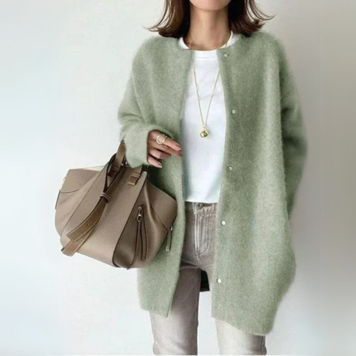 Levoire | Gilet en tricot élégant pour femmes Vert