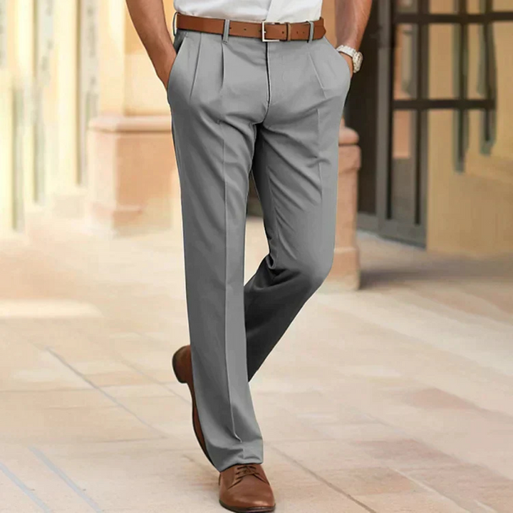 Levoire | Pantalon Élégant Pour Homme Gris