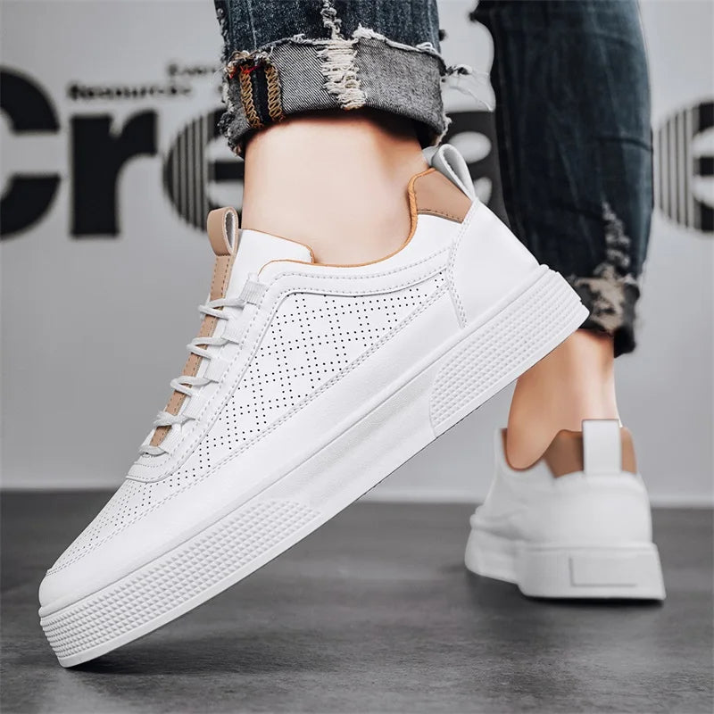 Levoire | Luxe Baskets en Cuir pour Hommes