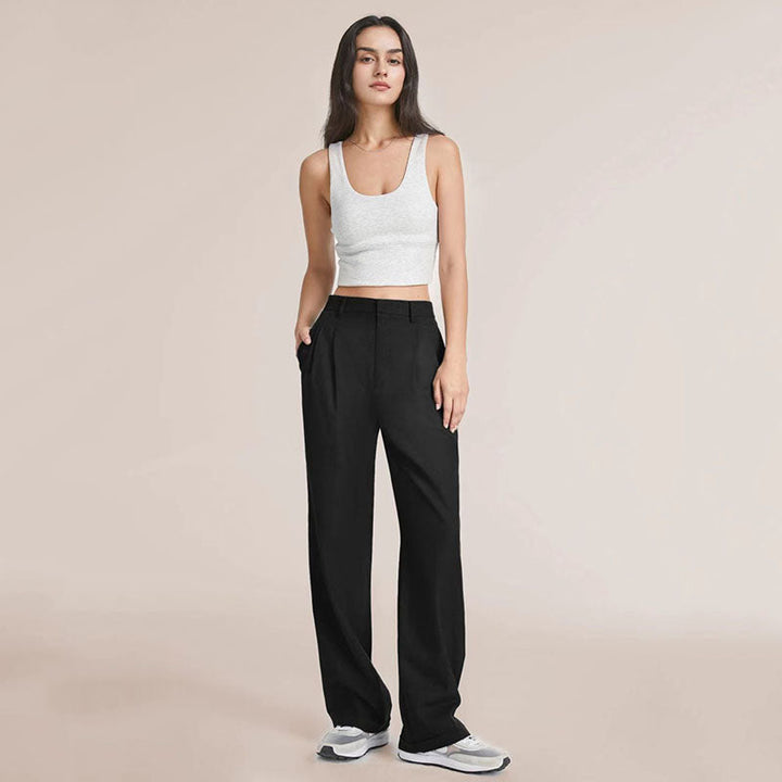 Levoire | Pantalon À Jambes Larges Noir